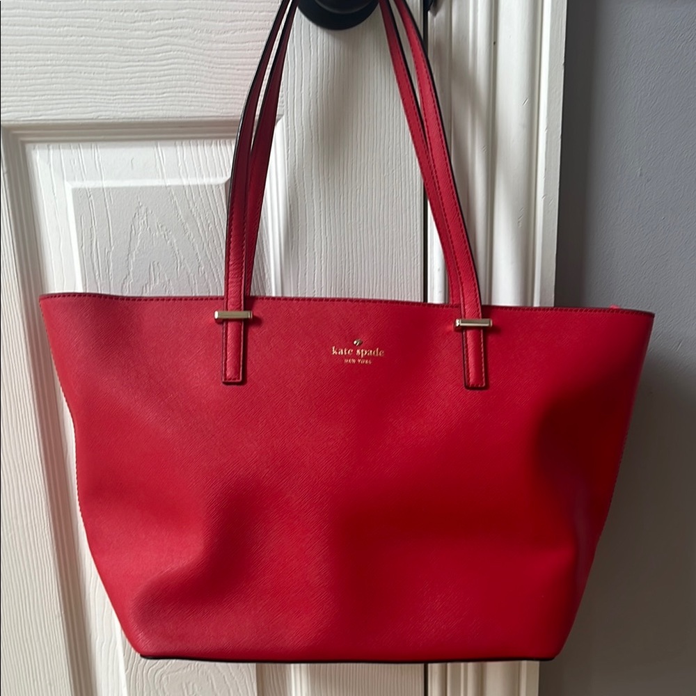 Kate Spade Red Tote Bag